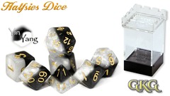 Halfsies Dice - Yin Yang